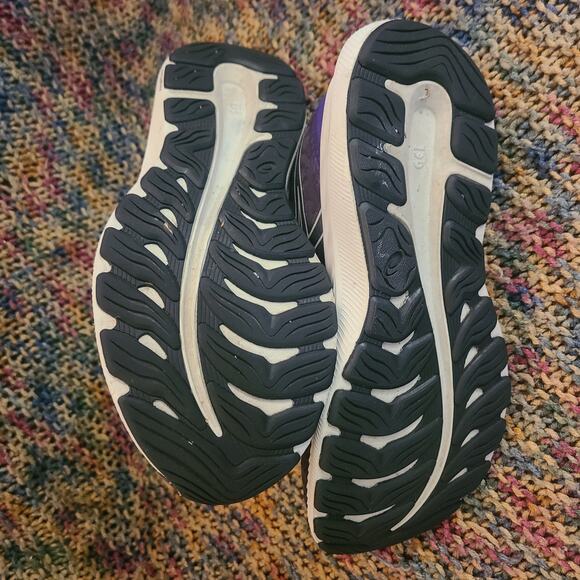 Asics Shoes Womens 7.5 Gel‎ Excite 8 Running Sneakers 1012B085 Black & .Purple - Picture 7 of 8